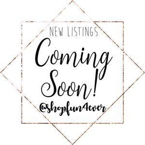 New Items Coming Soon! Follow for all the new merchandise!